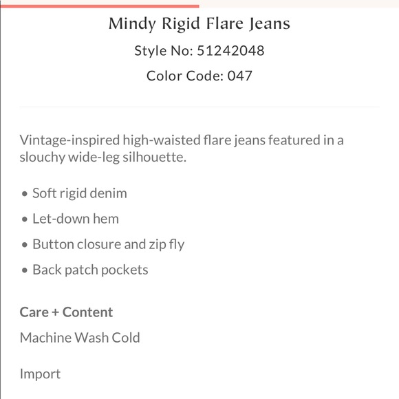 Mindy Rigid Flare Jeans - Picture 4 of 8
